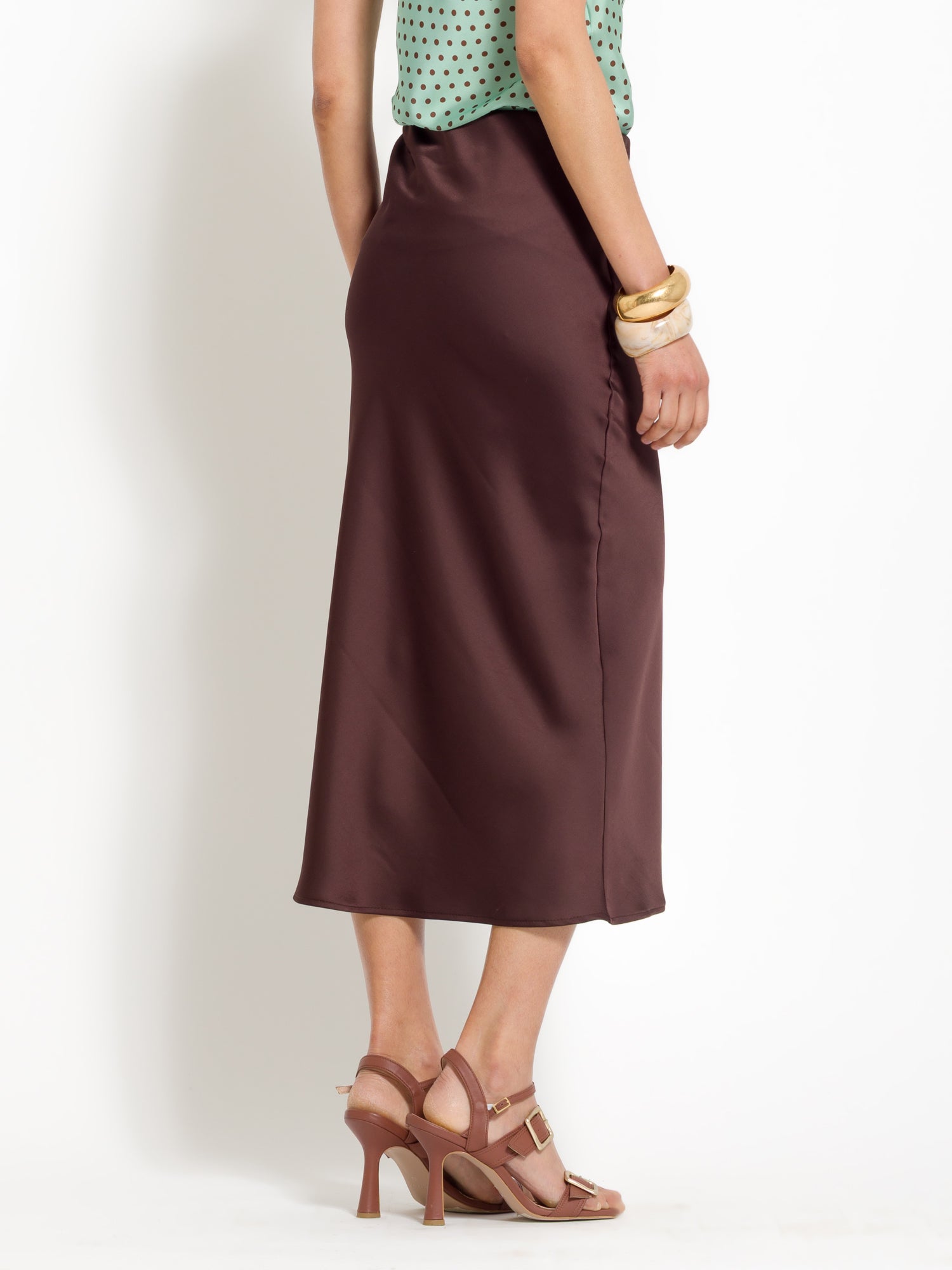 Gonna fluida in envers satin | Uncategorized da donna