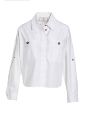 Camicia in cotone con lacci | Uncategorized da donna