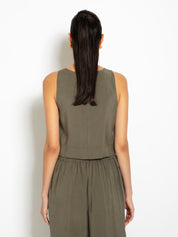 Crop top in tencel | Uncategorized da donna