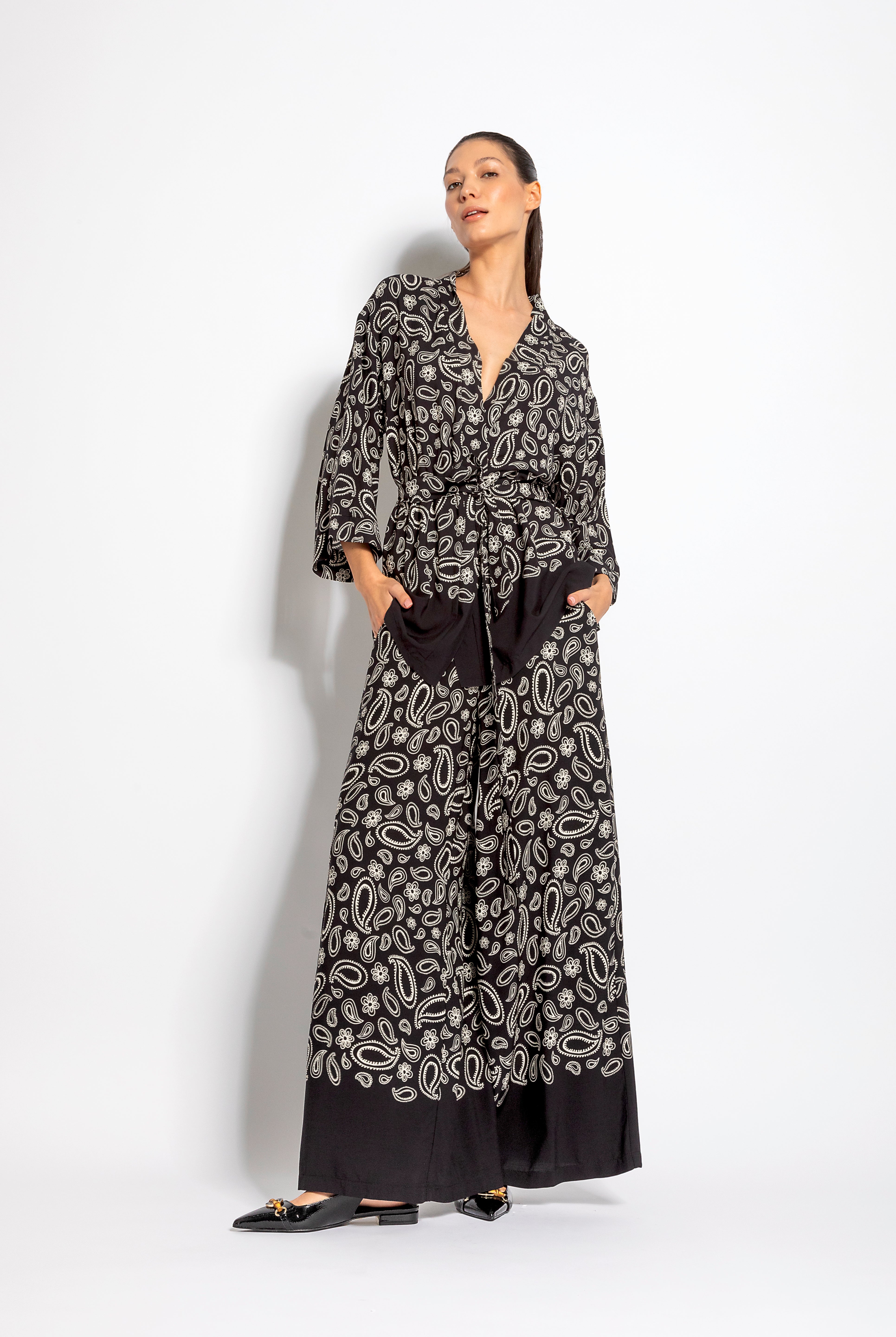 Giacca kimono con stampa bandana | Uncategorized da donna