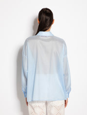 Camicia in mussola di cotone con tasche | Uncategorized da donna