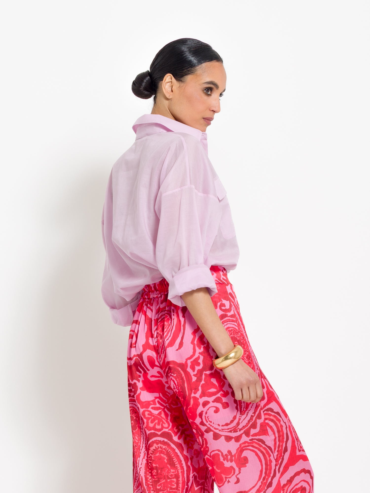 Camicia in mussola di cotone con tasche | Uncategorized da donna