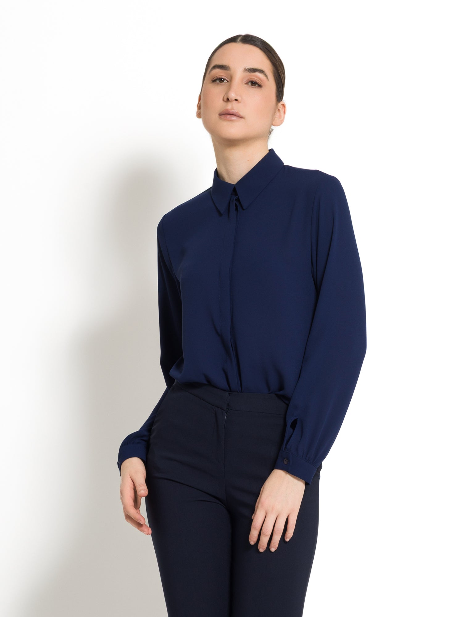 Camicia in viscosa con chiusura bottoni | Uncategorized da donna