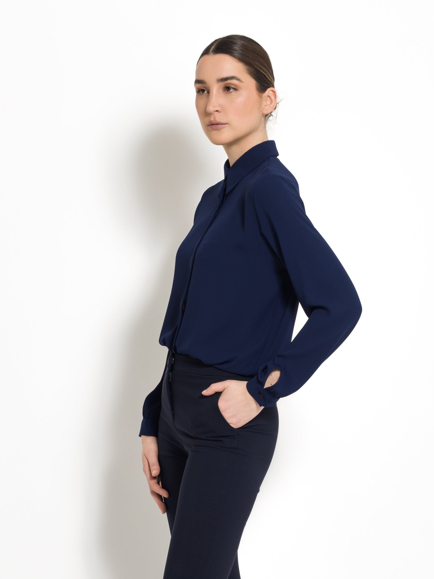 Camicia in viscosa con chiusura bottoni | Uncategorized da donna