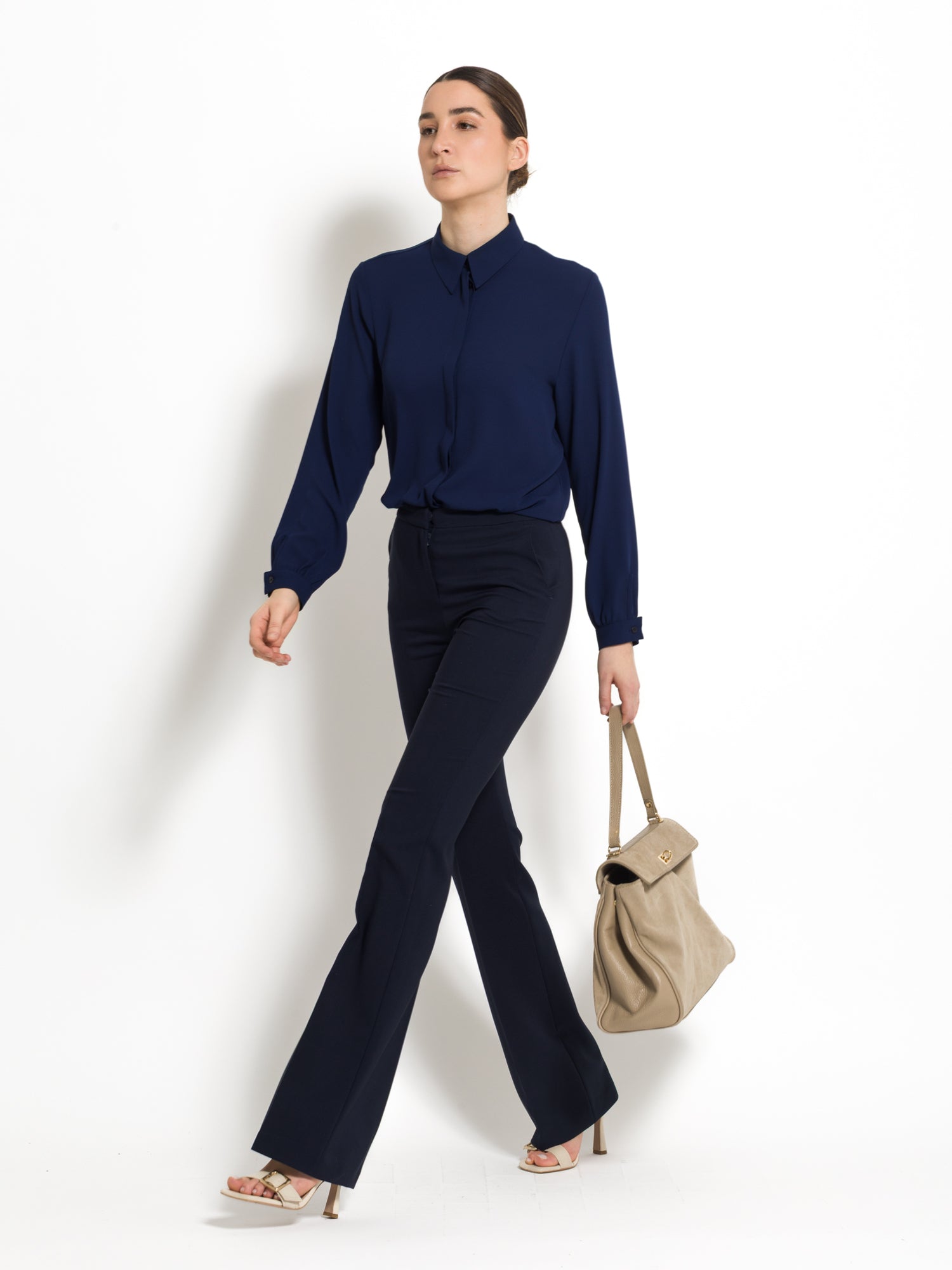 Camicia in viscosa con chiusura bottoni | Uncategorized da donna