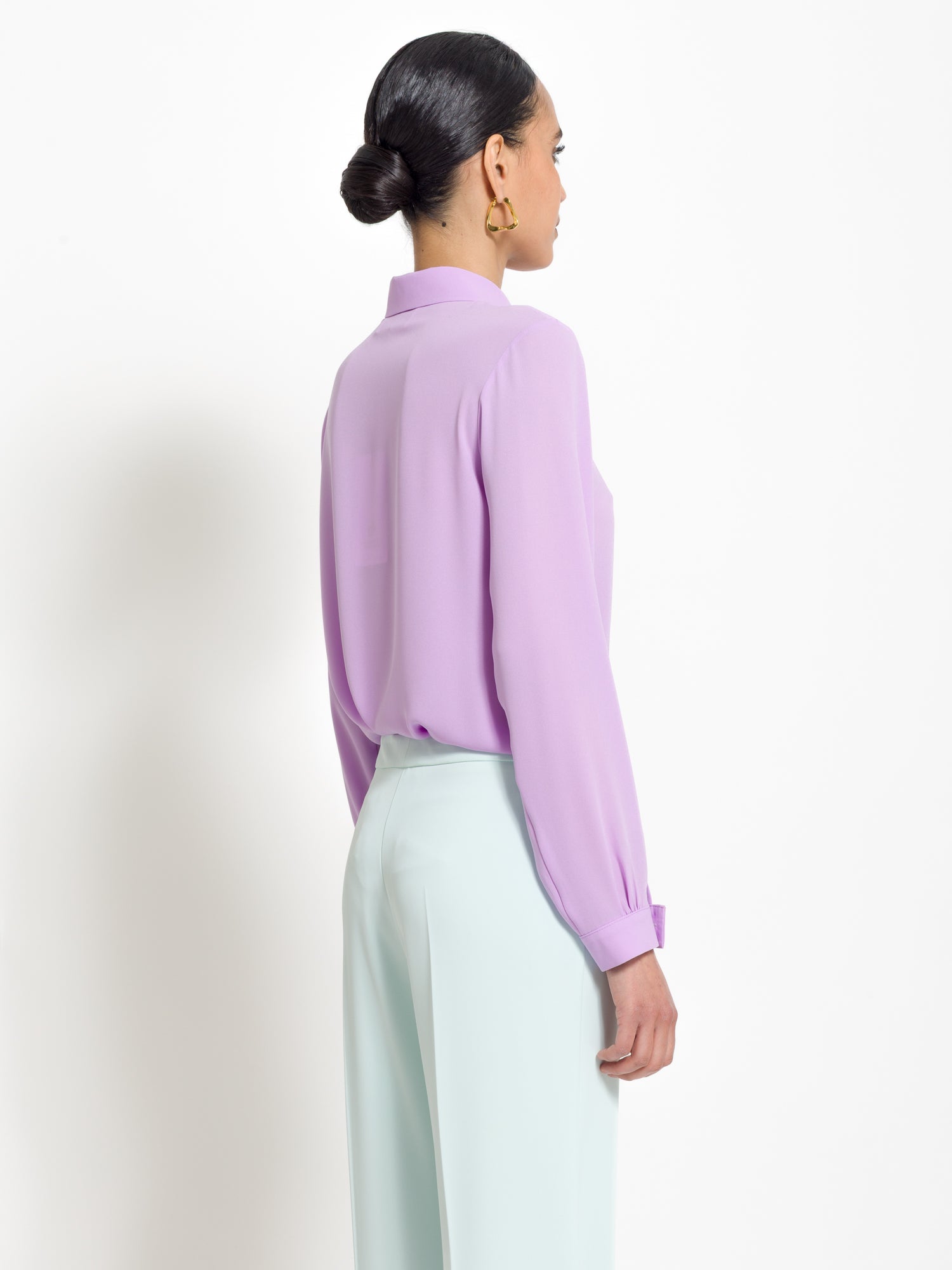 Camicia in viscosa con chiusura bottoni | Uncategorized da donna