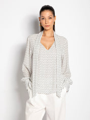 Blusa in georgette con sciarpa | Uncategorized da donna
