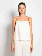 Top con catene in tencel | Uncategorized da donna