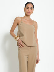Top con catene in tencel | Uncategorized da donna