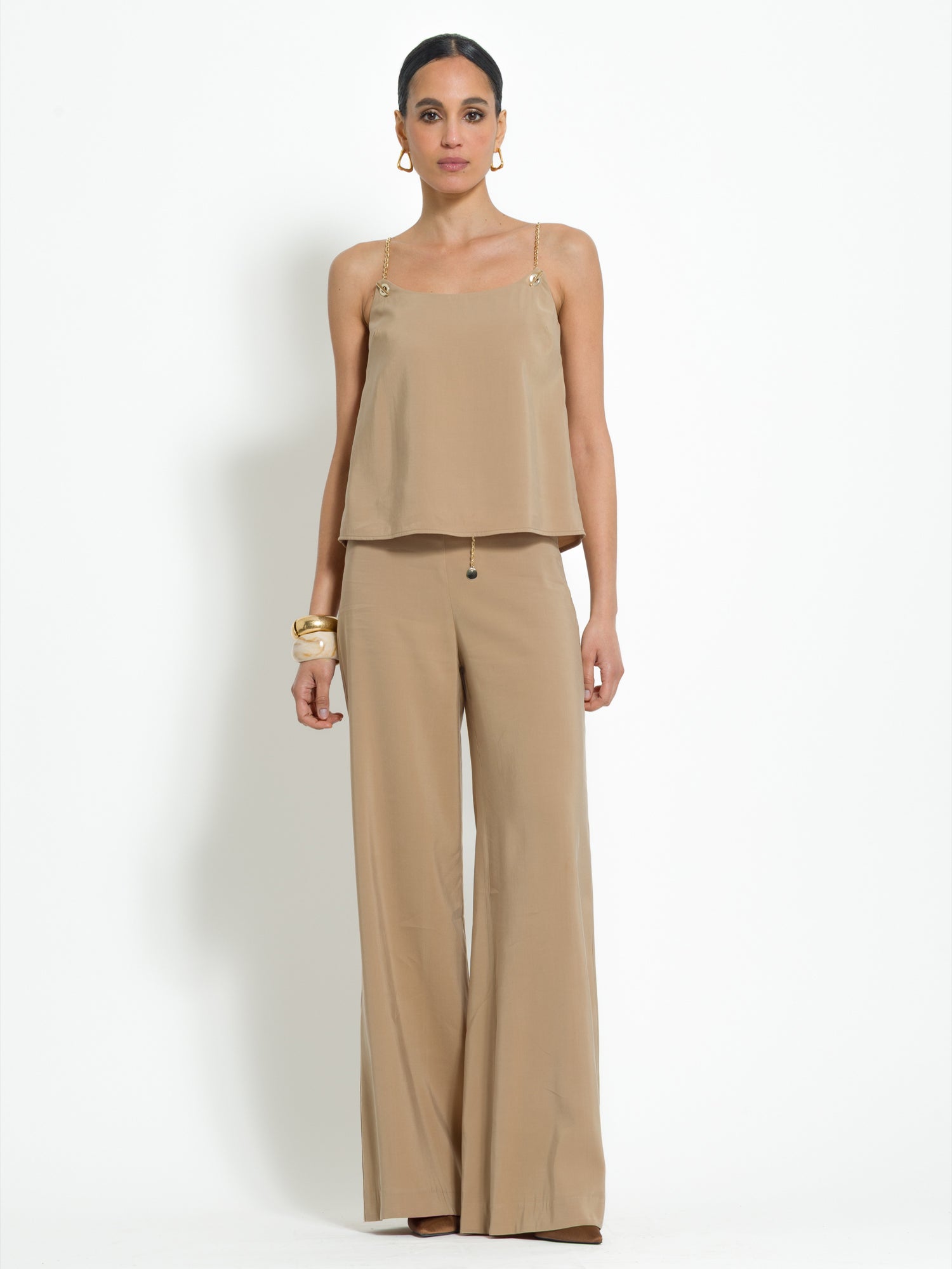 Top con catene in tencel | Uncategorized da donna