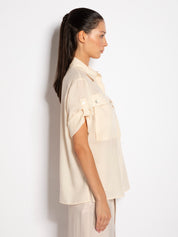 Camicia con tasche in lino | Uncategorized da donna