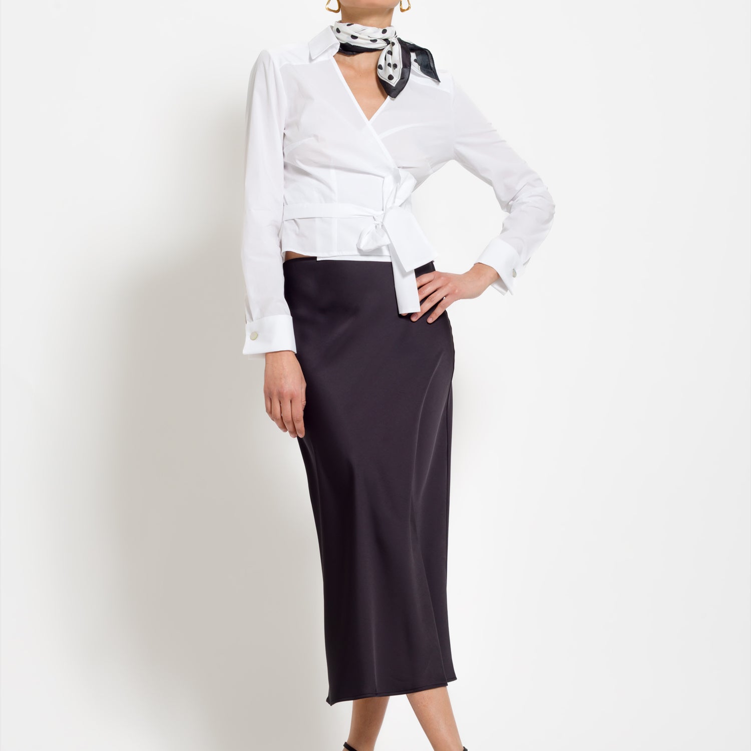 Camicia incrocio in cotone | Uncategorized da donna