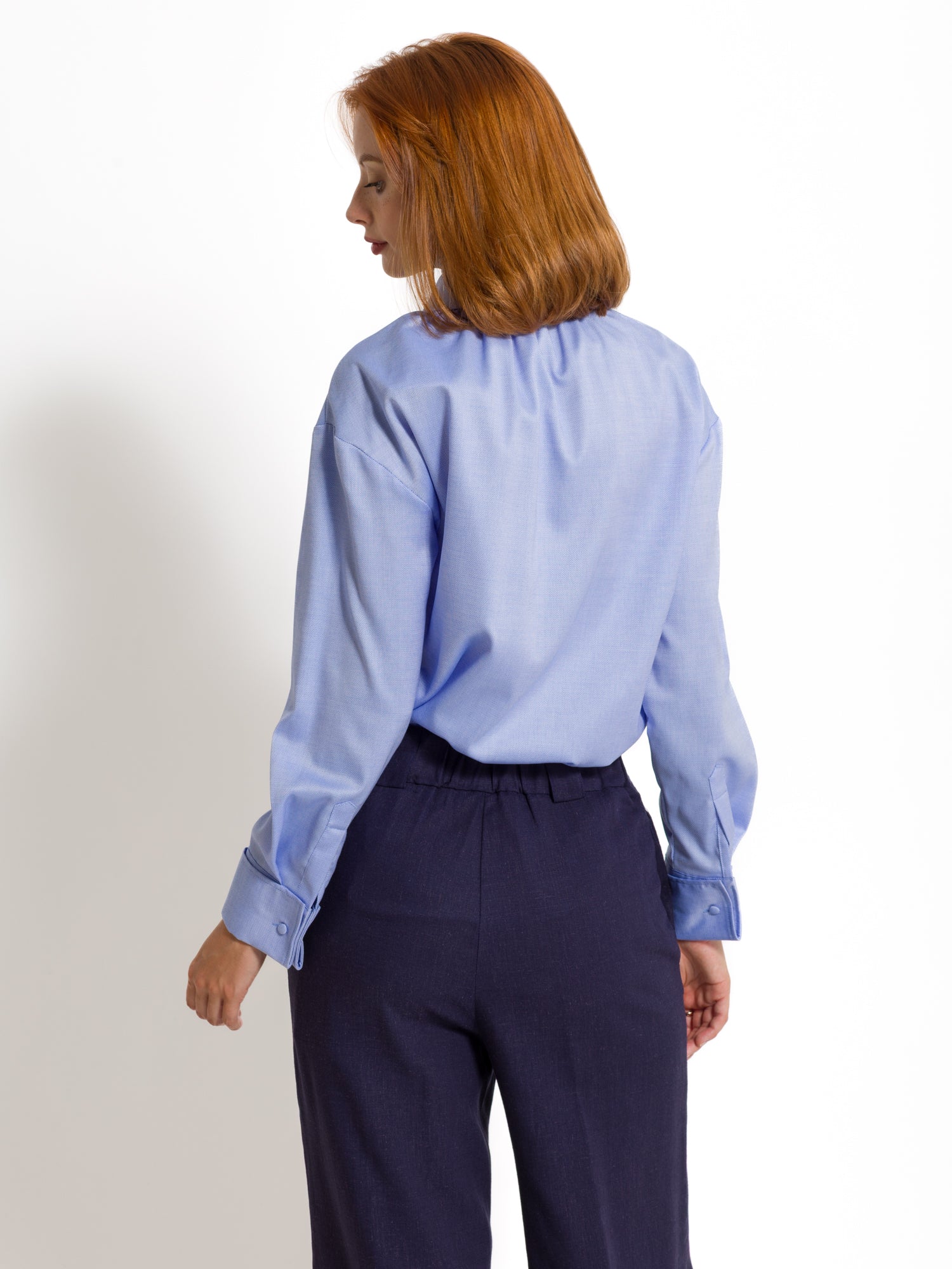 Camicia in cotone con polso gemelli | Uncategorized da donna
