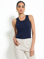 Canotta in cotone a costine | Uncategorized da donna