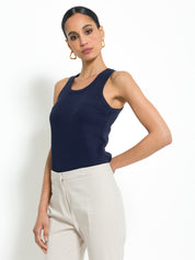 Canotta in cotone a costine | Uncategorized da donna
