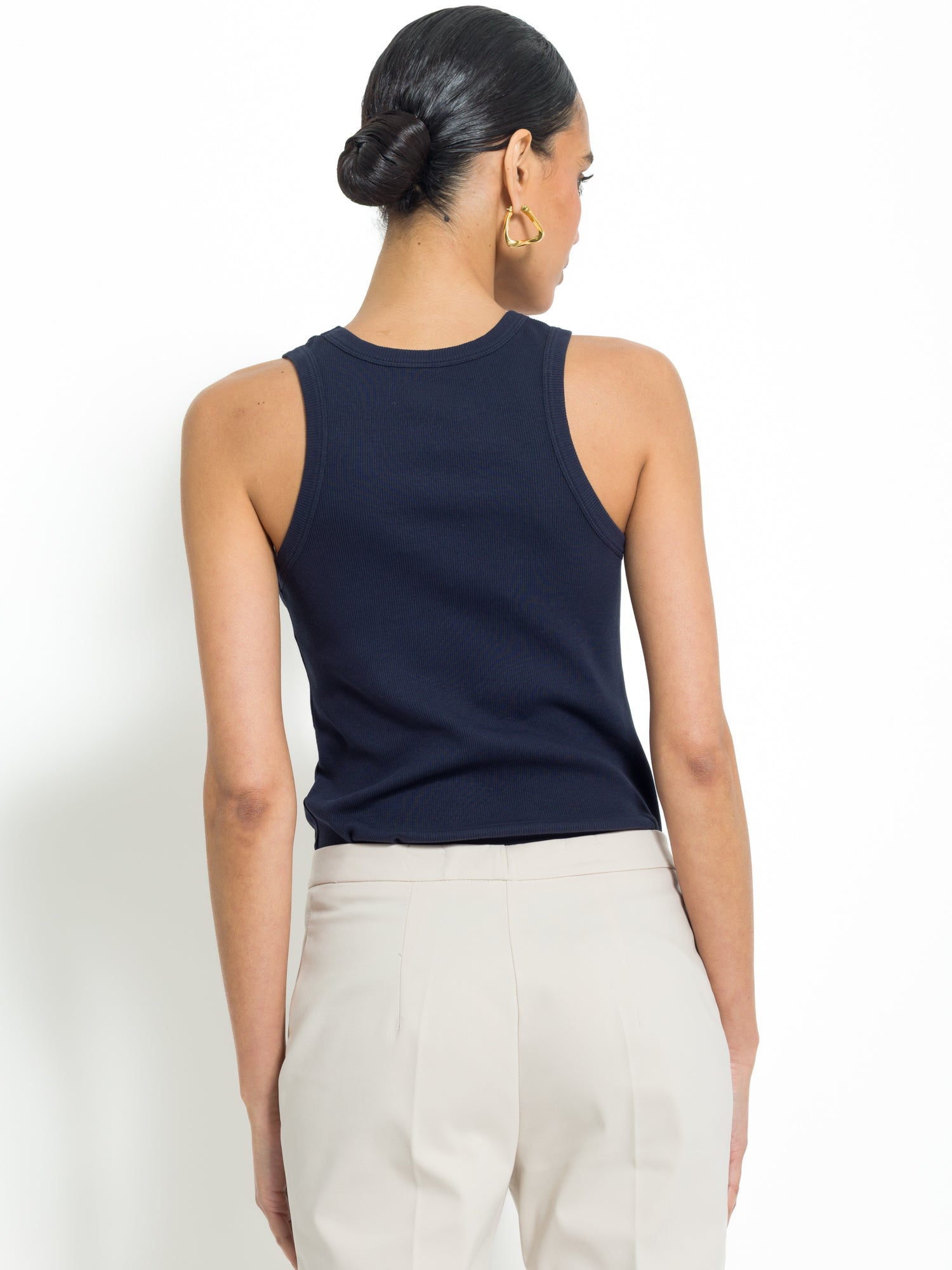 Canotta in cotone a costine | Uncategorized da donna