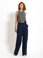 Crop top stampa margherite | Uncategorized da donna