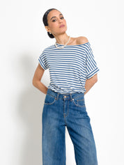 T-shirt righe mezza manica | Uncategorized da donna