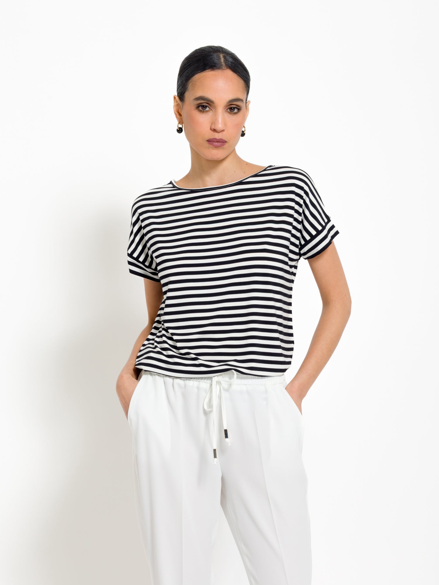 T-shirt righe mezza manica | Uncategorized da donna