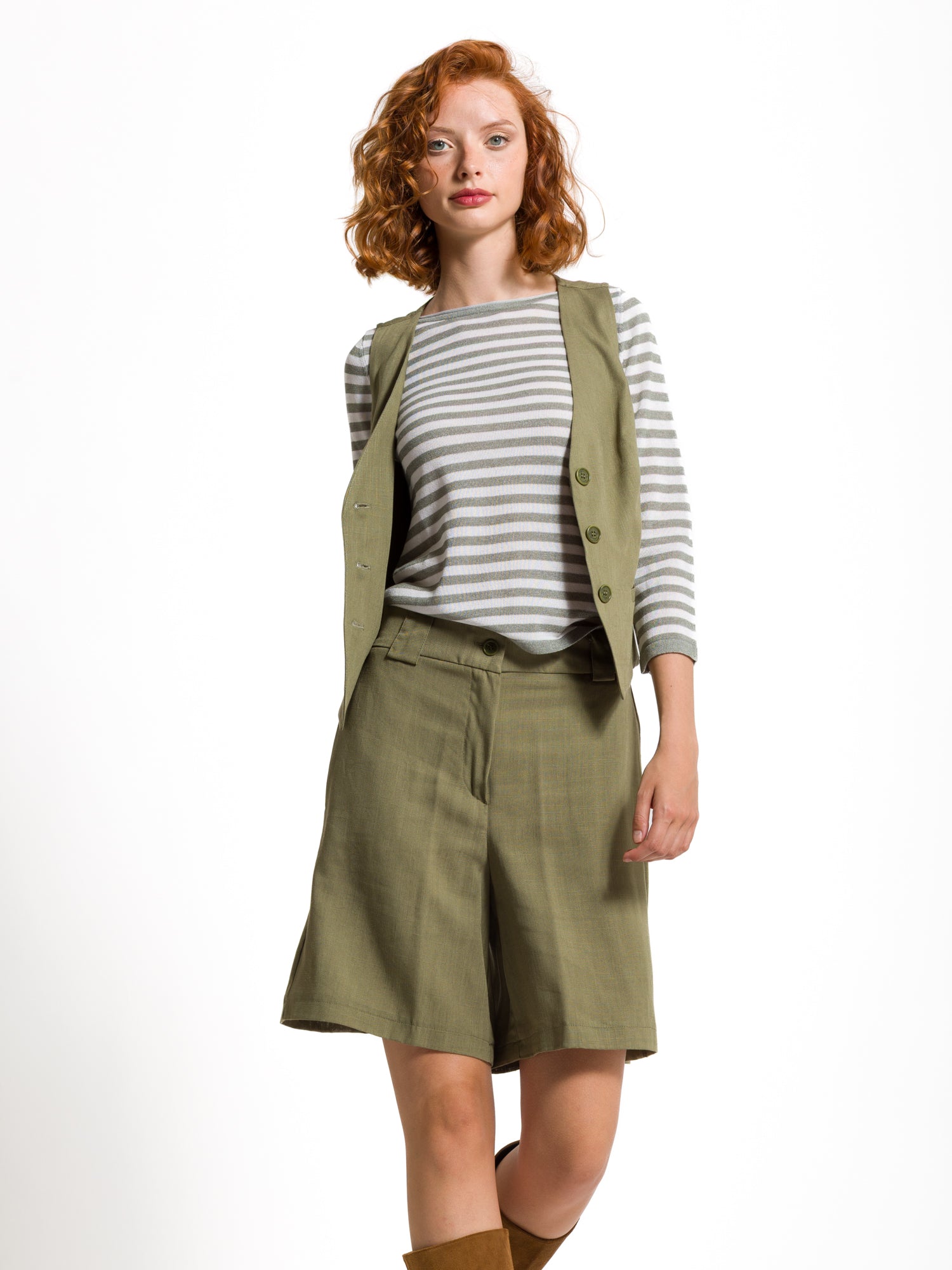 Maglia a righe manica tre quarti | Uncategorized da donna