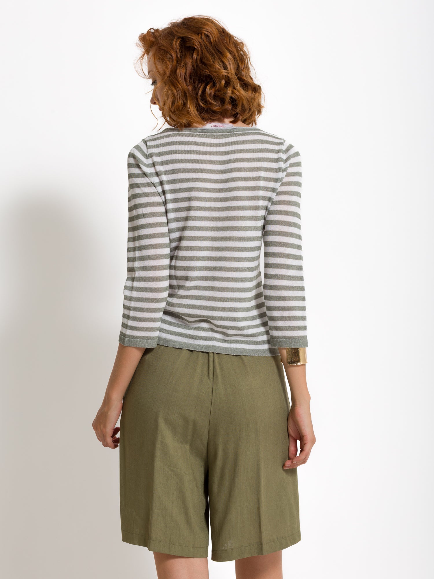 Maglia a righe manica tre quarti | Uncategorized da donna