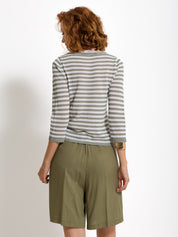 Maglia a righe manica tre quarti | Uncategorized da donna