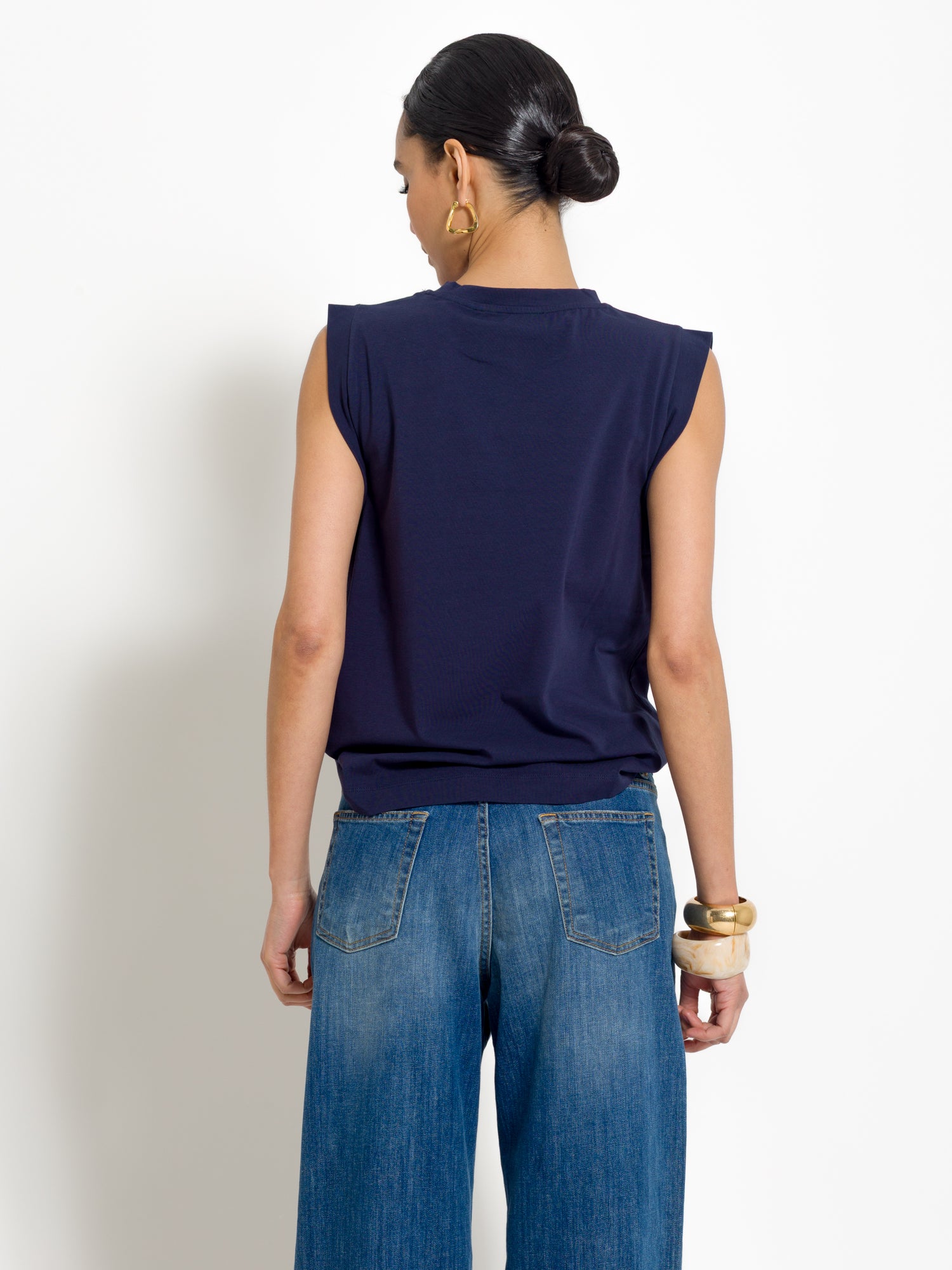 T-shirt fluida mezza manica aletta | Uncategorized da donna