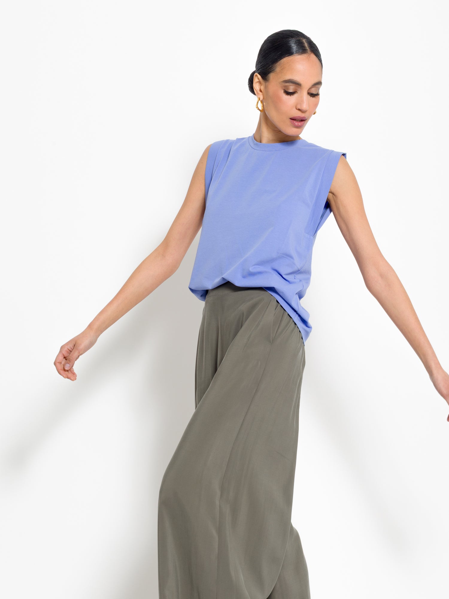 T-shirt fluida mezza manica aletta | Uncategorized da donna