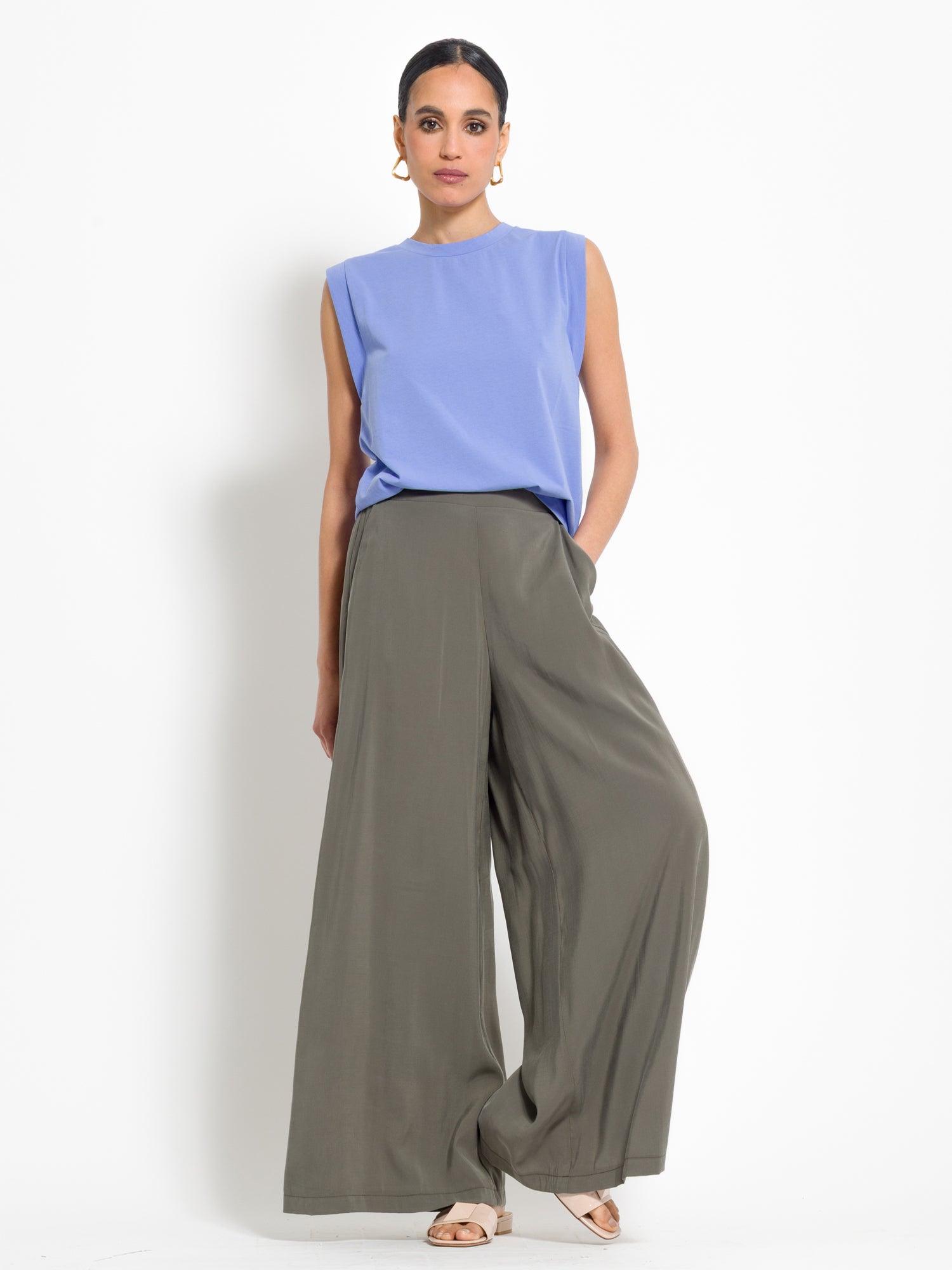 T-shirt fluida mezza manica aletta | Uncategorized da donna