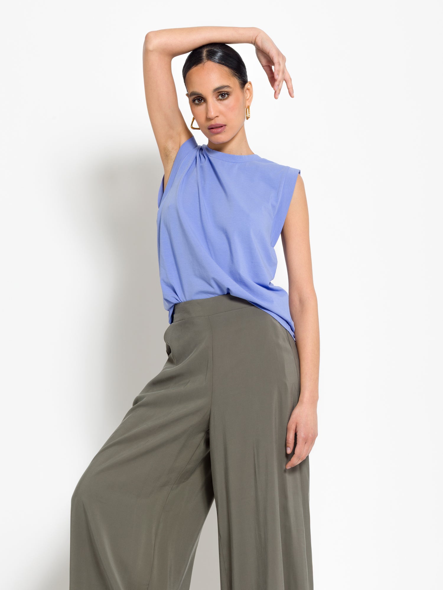 T-shirt fluida mezza manica aletta | Uncategorized da donna
