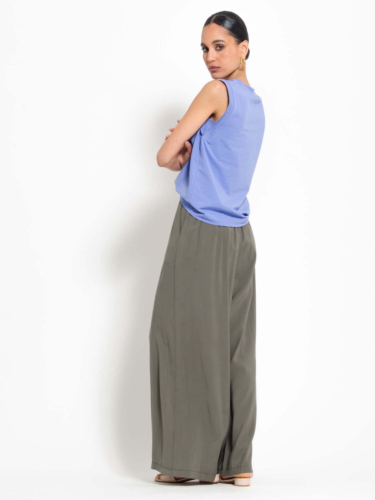 T-shirt fluida mezza manica aletta | Uncategorized da donna