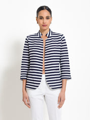 Giacca a righe in maglia | Uncategorized da donna