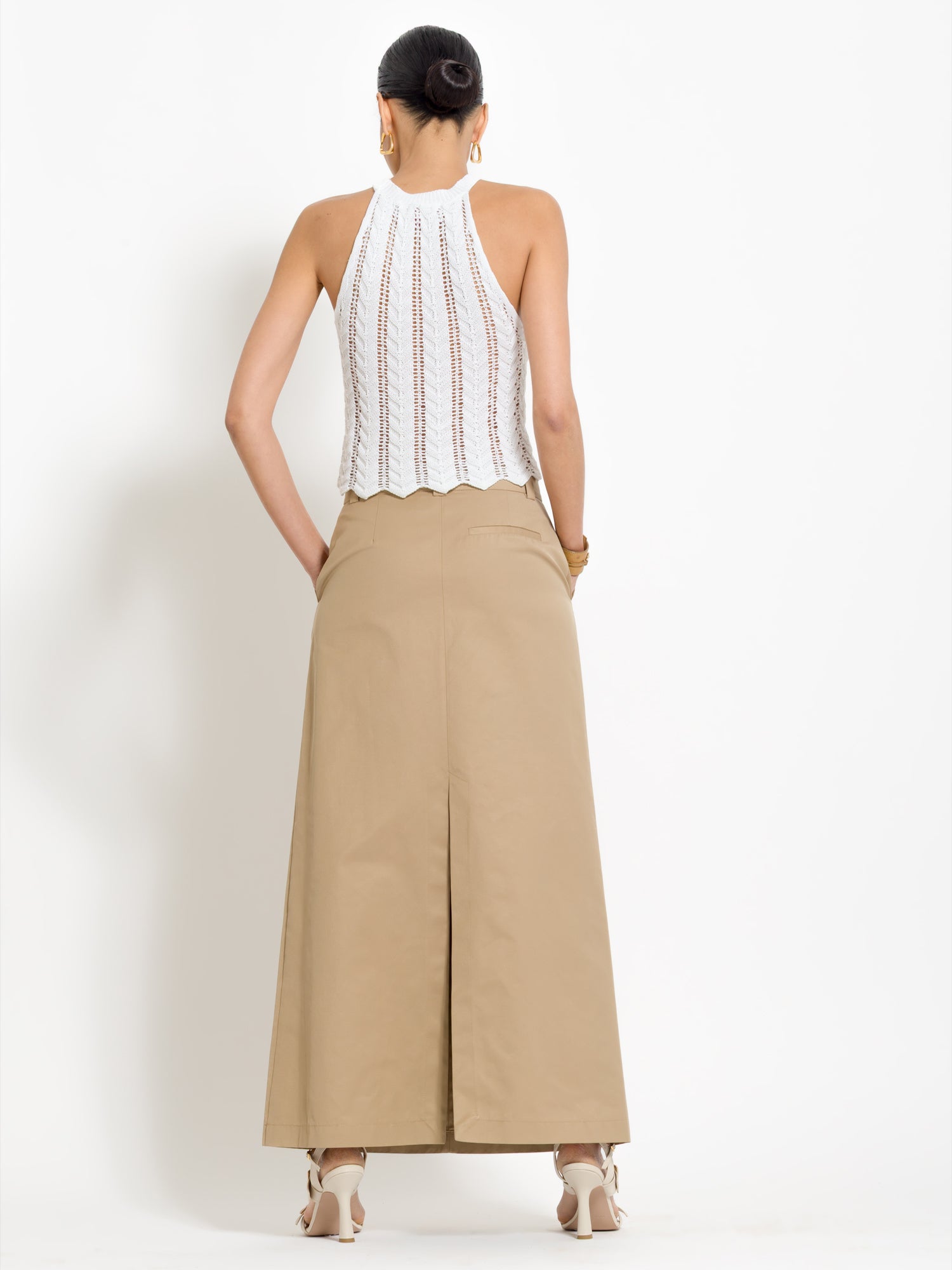 Gonna lunga in canvas di cotone | Uncategorized da donna