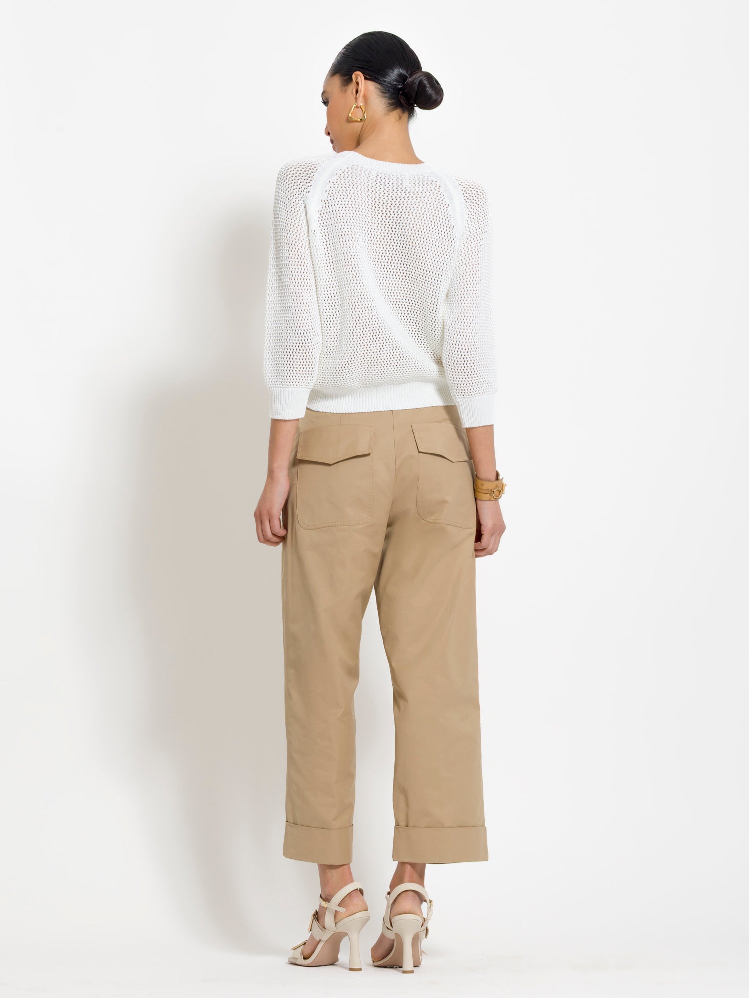 Maglia traforata in cotone | Uncategorized da donna