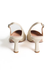 Decollete slingback in pelle | Uncategorized da donna