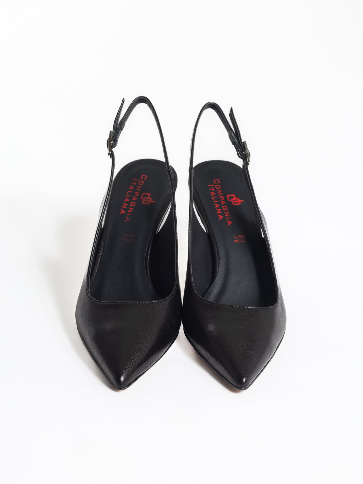Decollete slingback in pelle | Uncategorized da donna