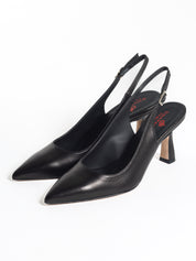 Decollete slingback in pelle | Uncategorized da donna