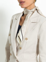 Foulard in seta stampata con piccolo pois | Uncategorized da donna