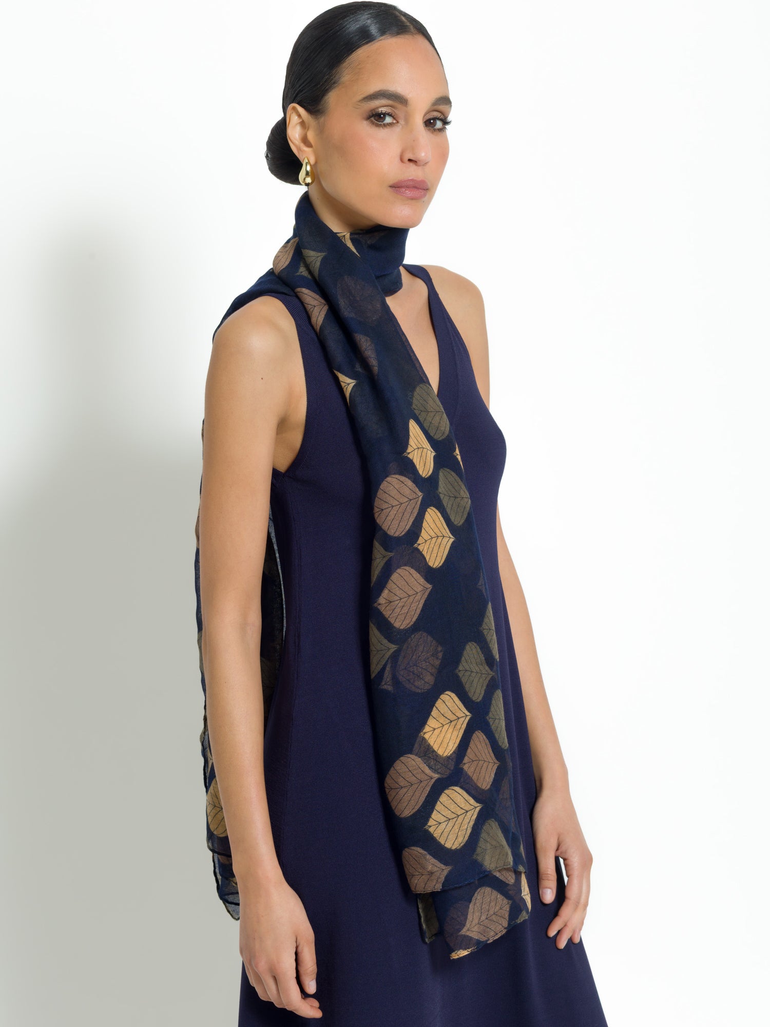 Stola stampa foglia | Uncategorized da donna