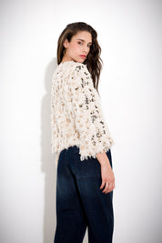 Giacca corta paillettes