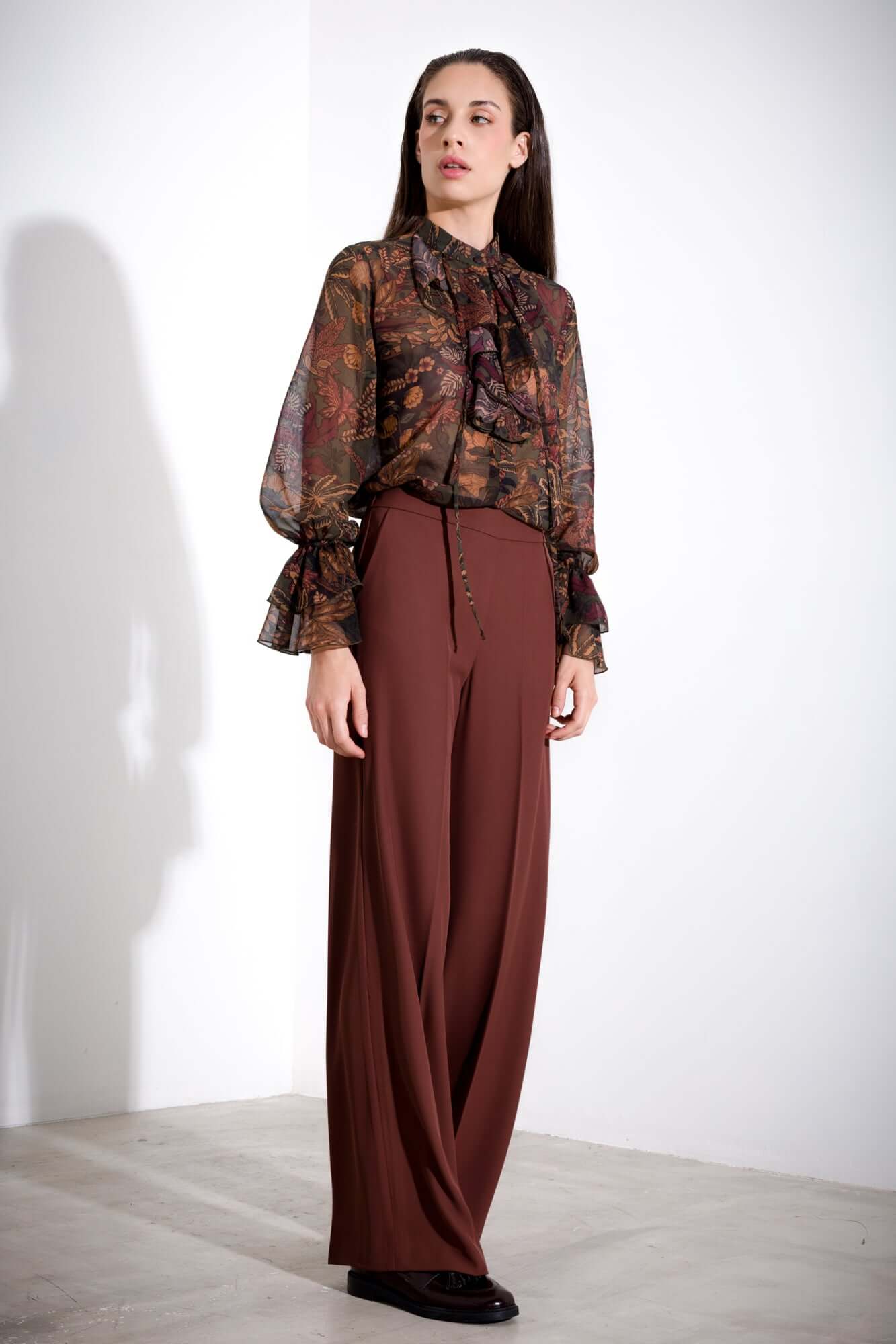 Pantalone fluido gamba larga - Compagnia Italiana