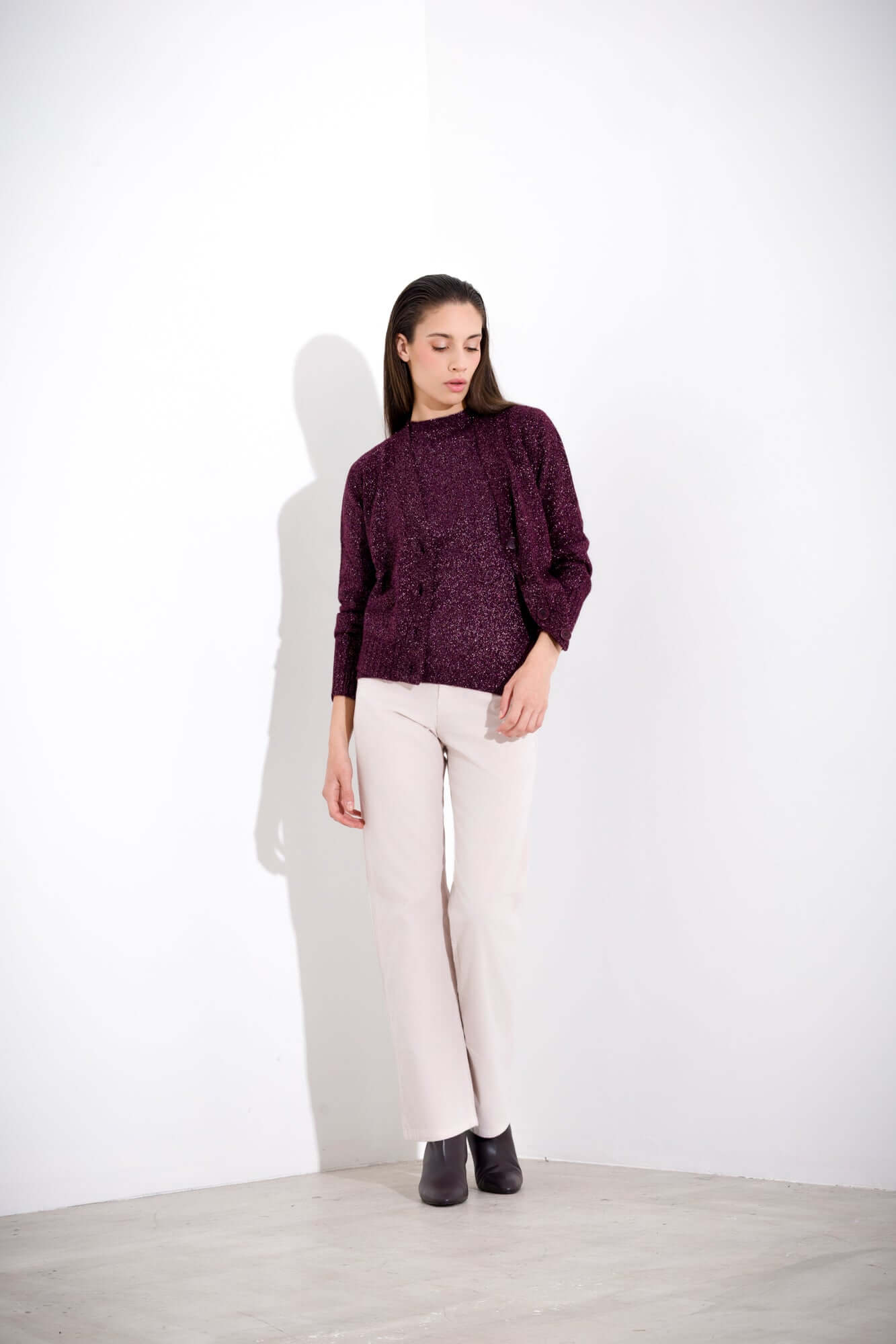 Cardigan in lurex - Compagnia Italiana