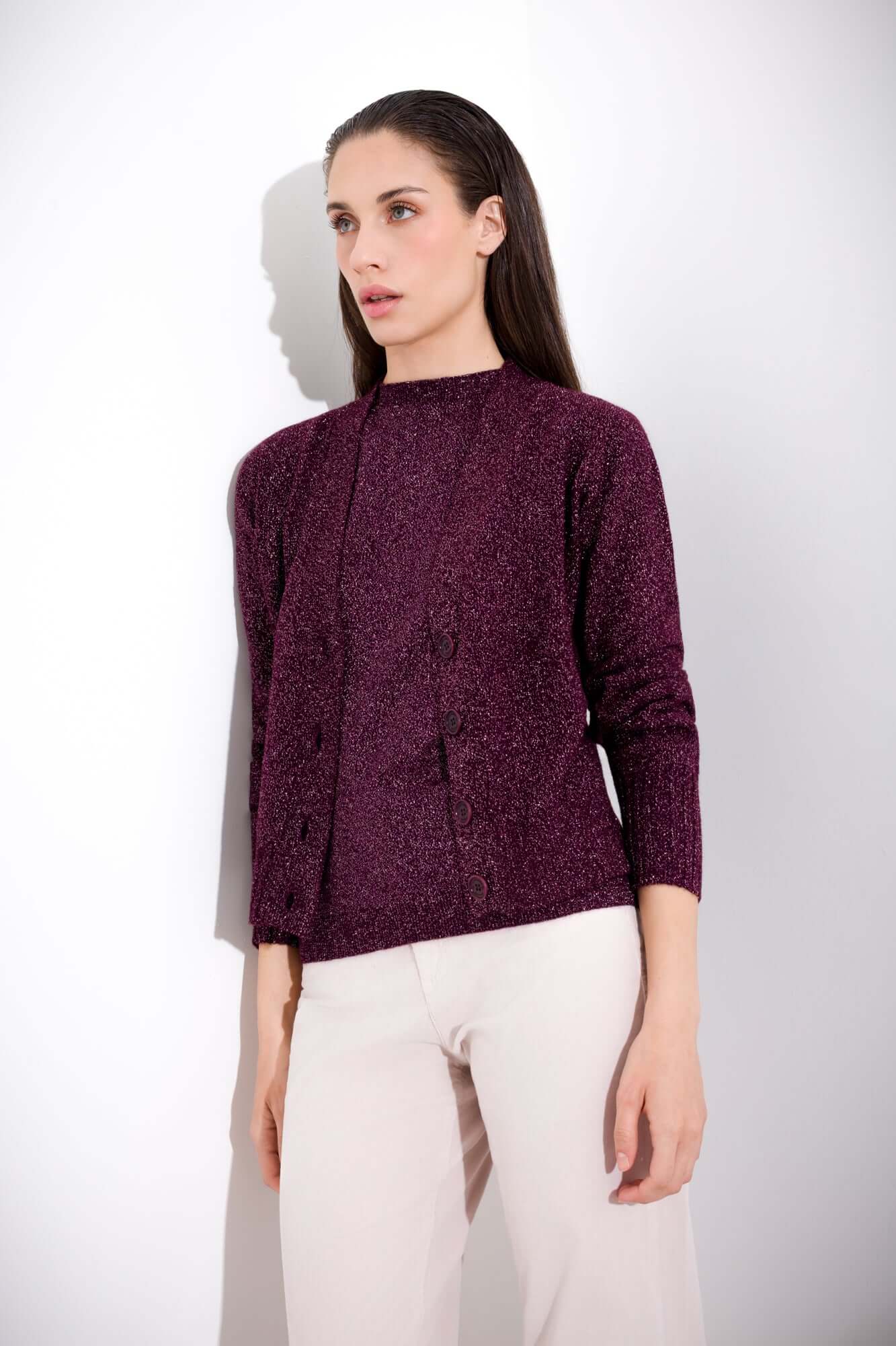 Cardigan in lurex - Compagnia Italiana
