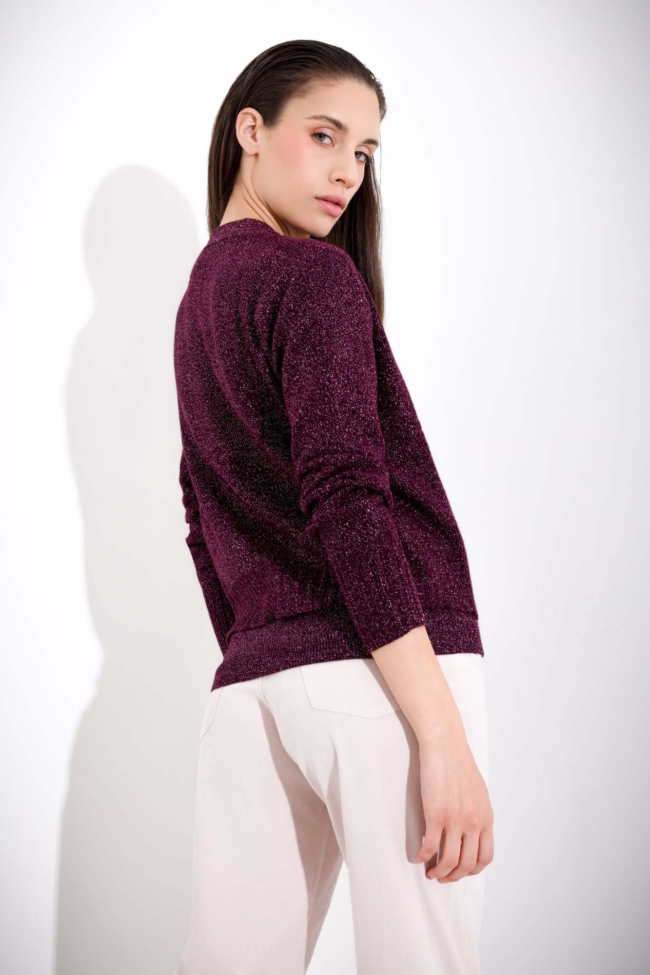 Cardigan in lurex - Compagnia Italiana