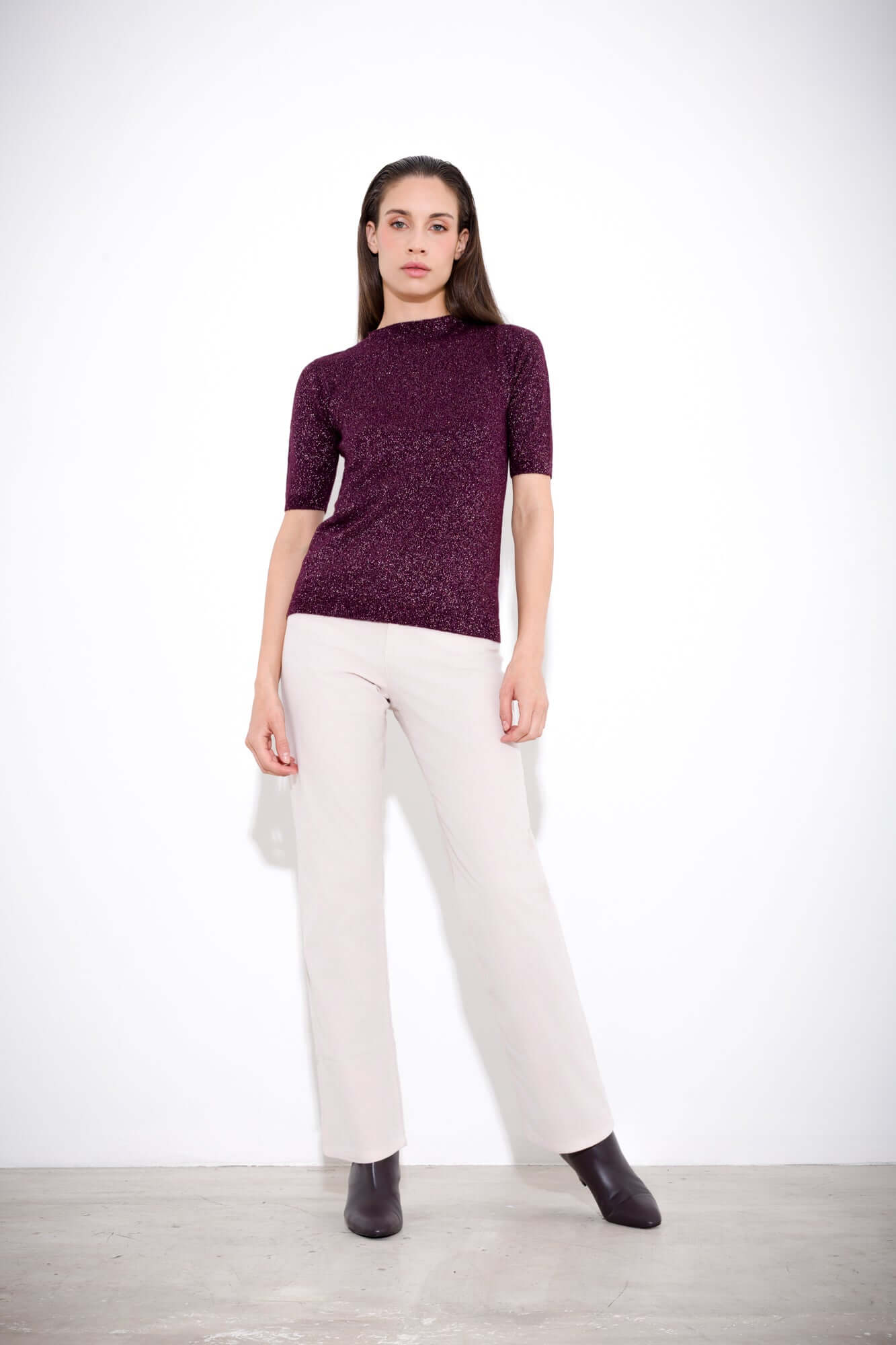 Maglia in viscosa lurex - Compagnia Italiana