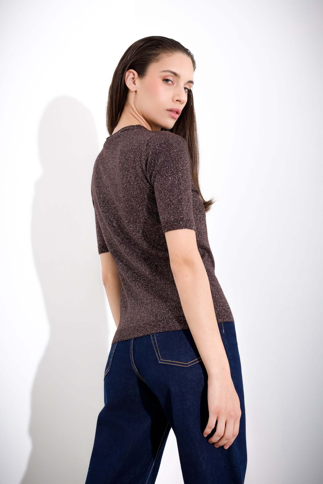 Maglia in viscosa lurex - Compagnia Italiana