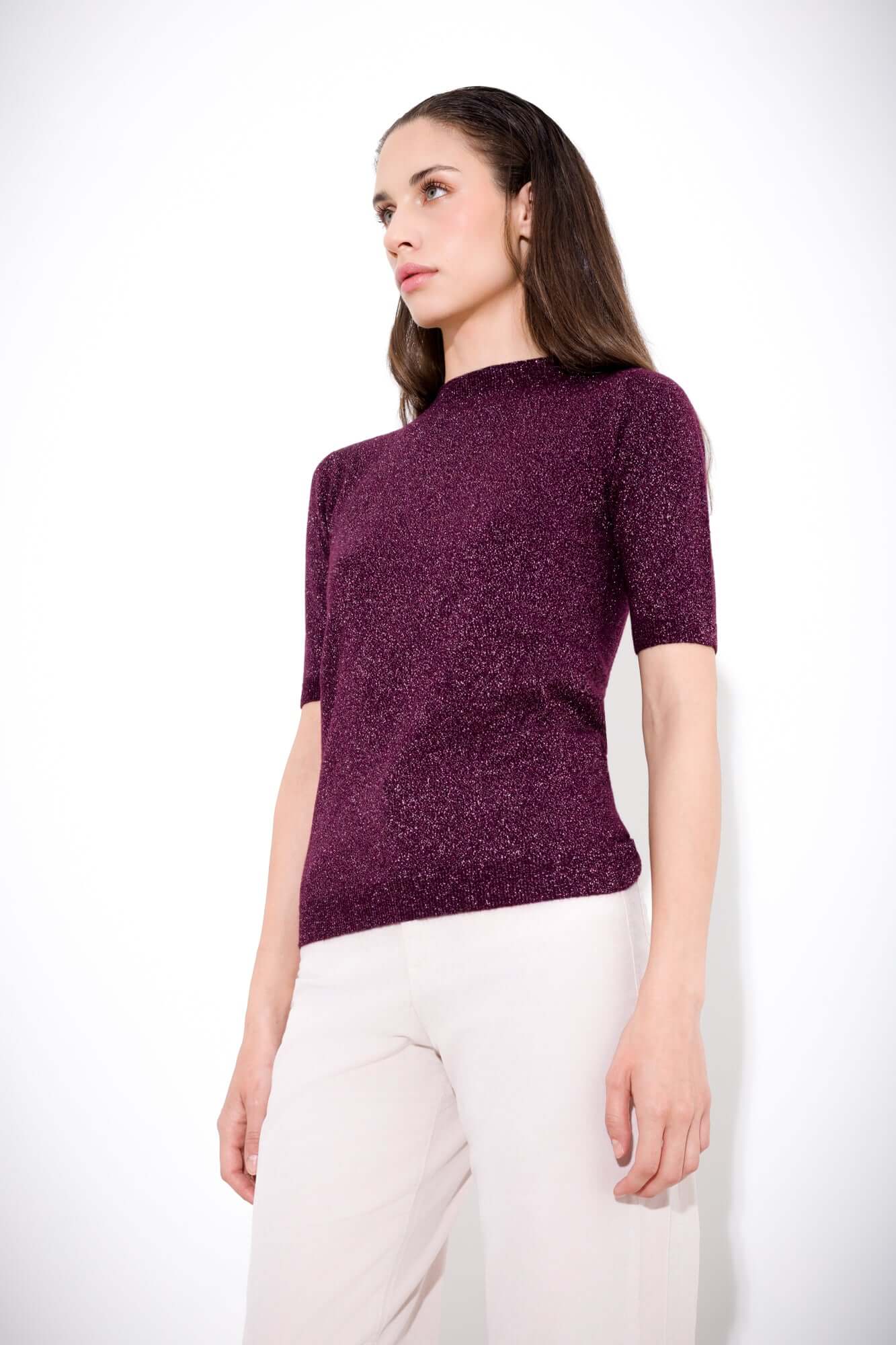 Maglia in viscosa lurex - Compagnia Italiana