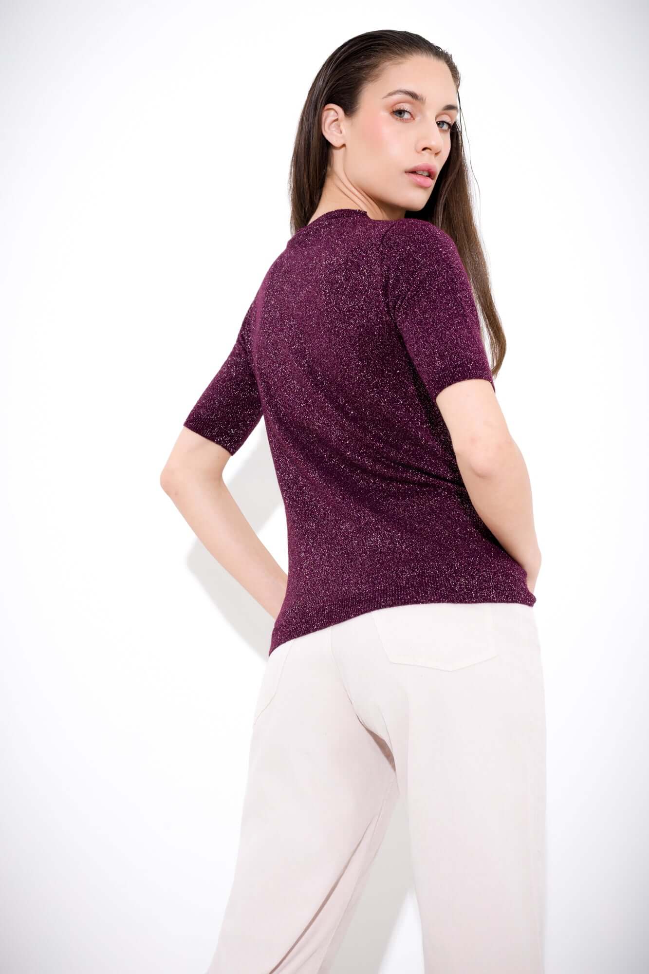 Maglia in viscosa lurex - Compagnia Italiana