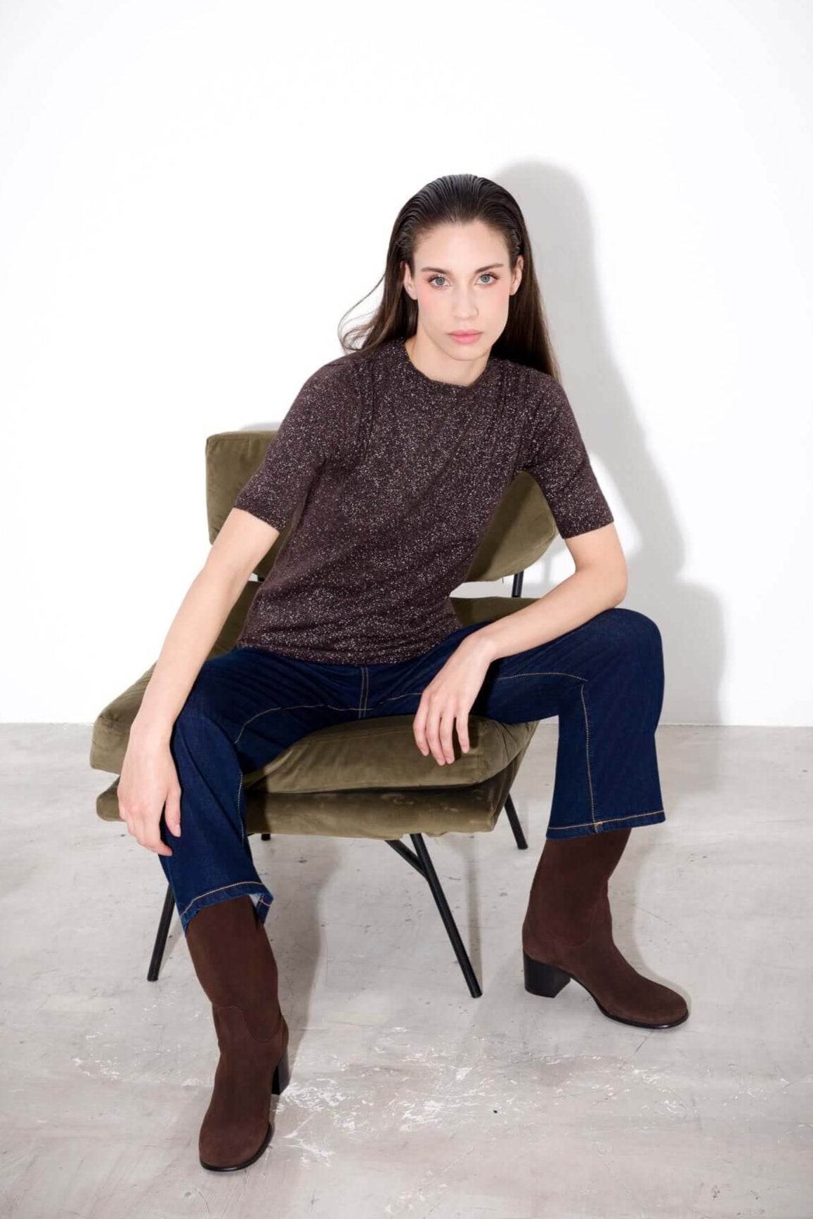 Maglia in viscosa lurex - Compagnia Italiana