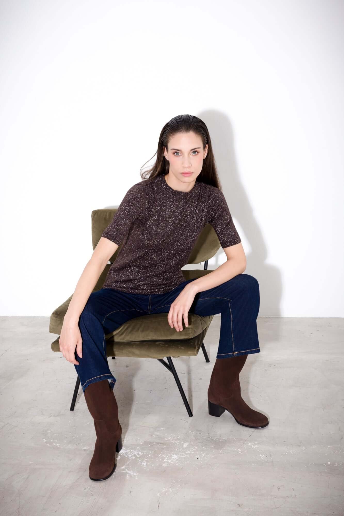 Maglia in viscosa lurex - Compagnia Italiana